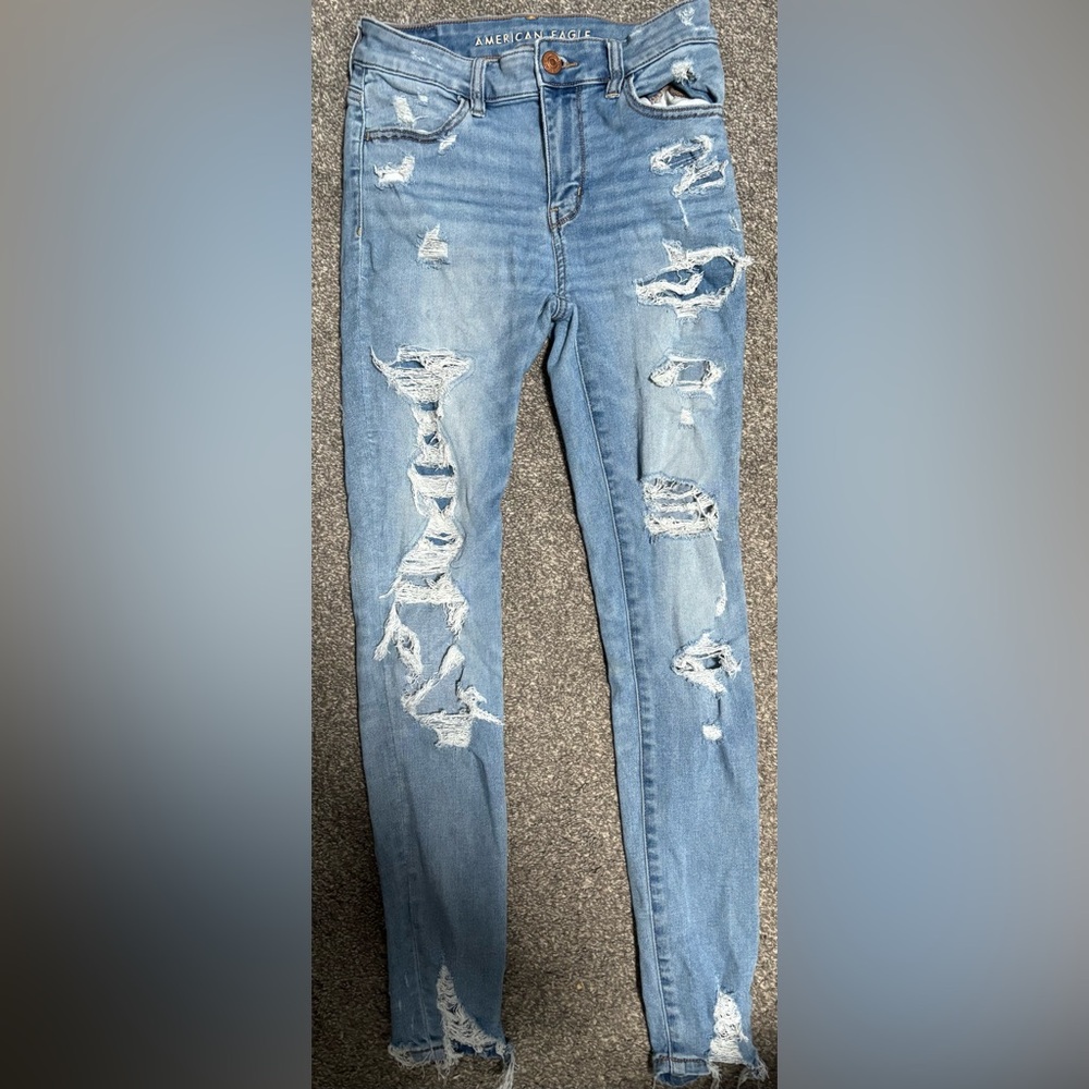 American Eagle Outfitters Light Blue Denim